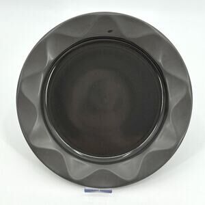 2 Dansk Origami Slate Gray 10 7/8 in. Dinner Plates Japan Modern Nordic Timeless